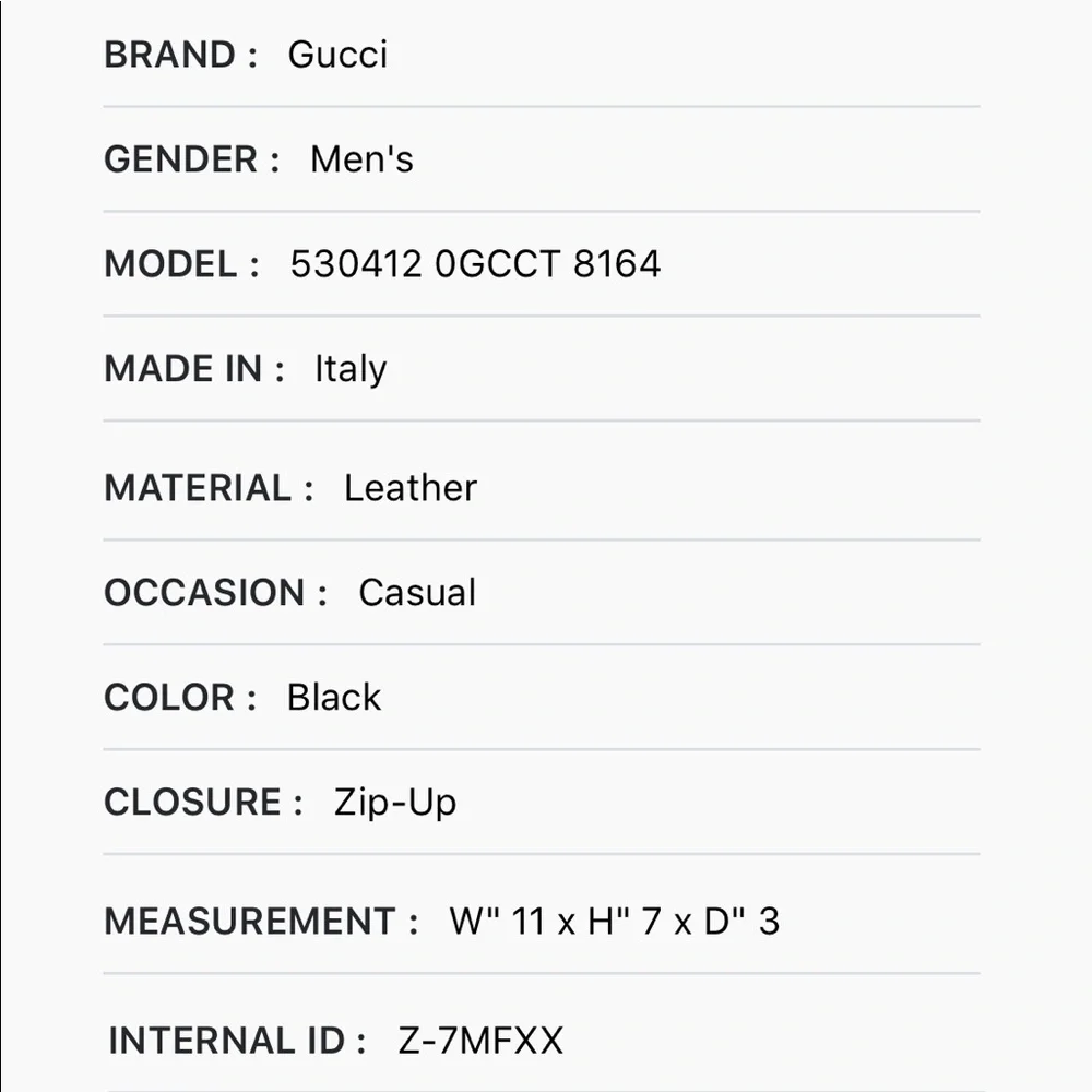 Authentic Gucci logo leather belt bag. - Picture 8 of 8